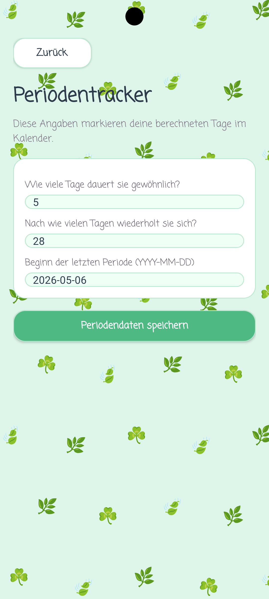 Mood Tracker Interface Screenshot 4