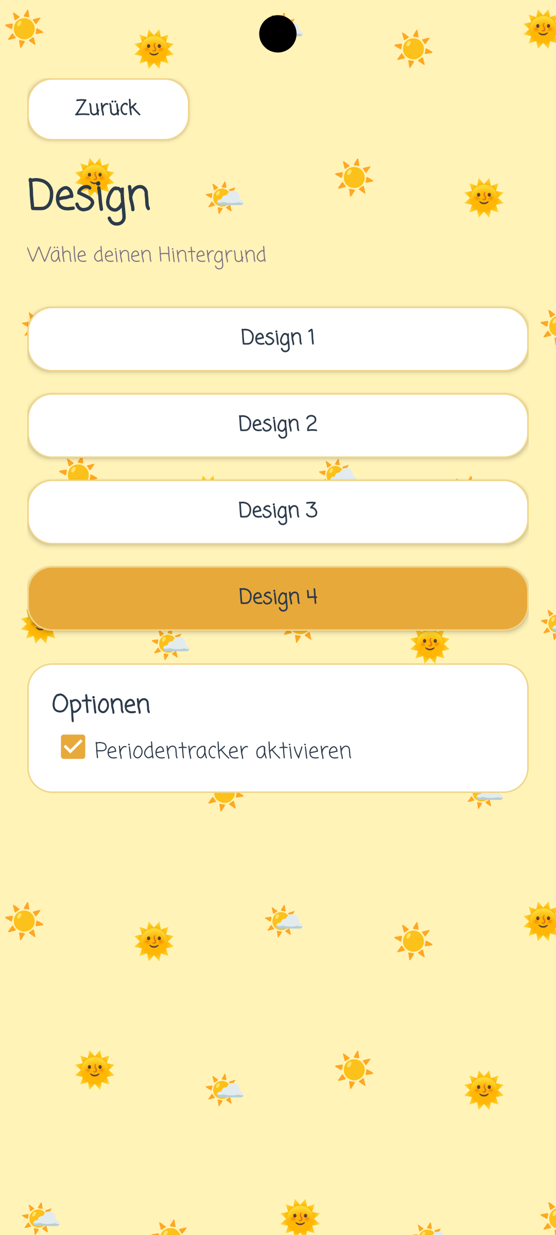Mood Tracker Interface Screenshot 5