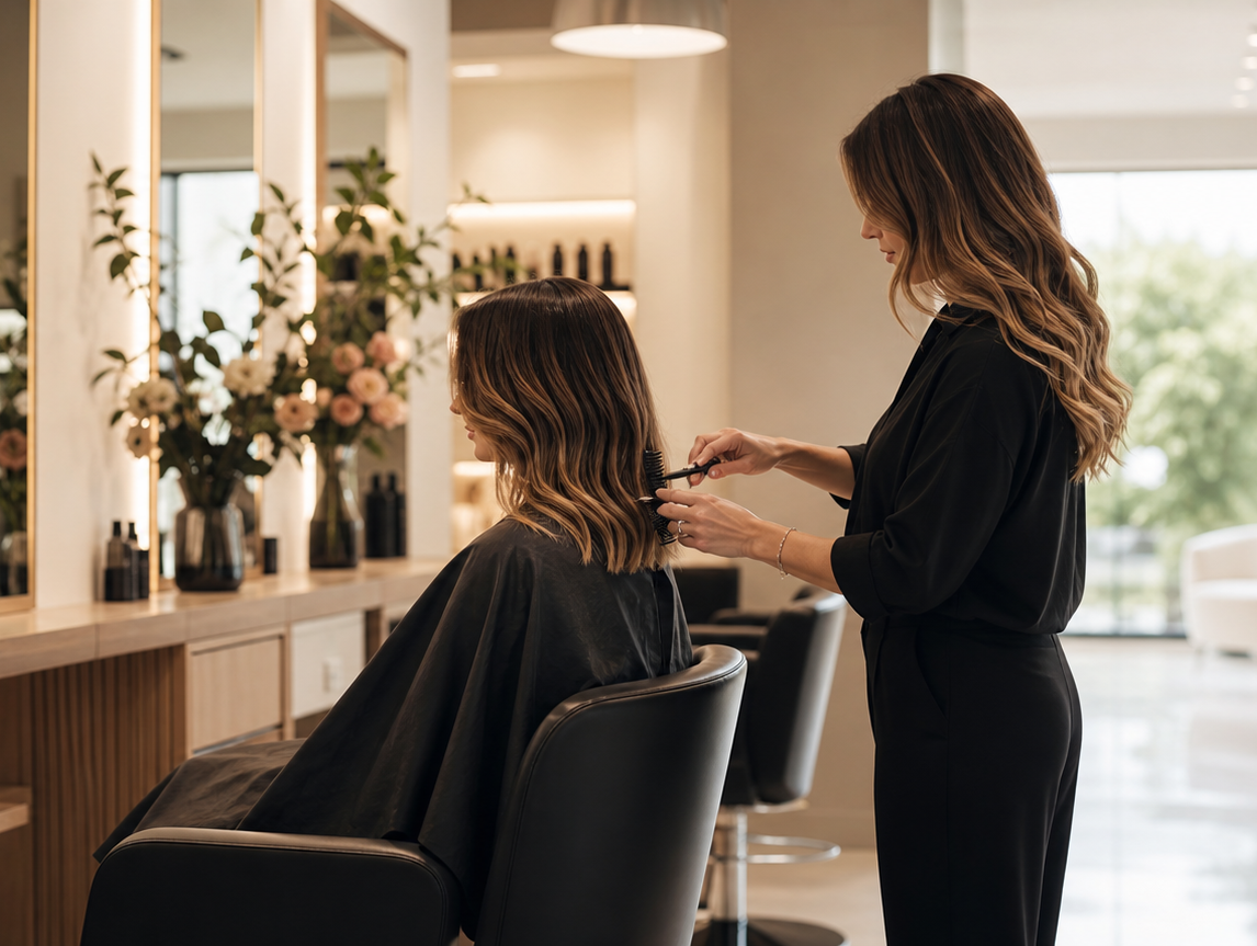 Moodbild eines modernen Beauty- und Friseursalons